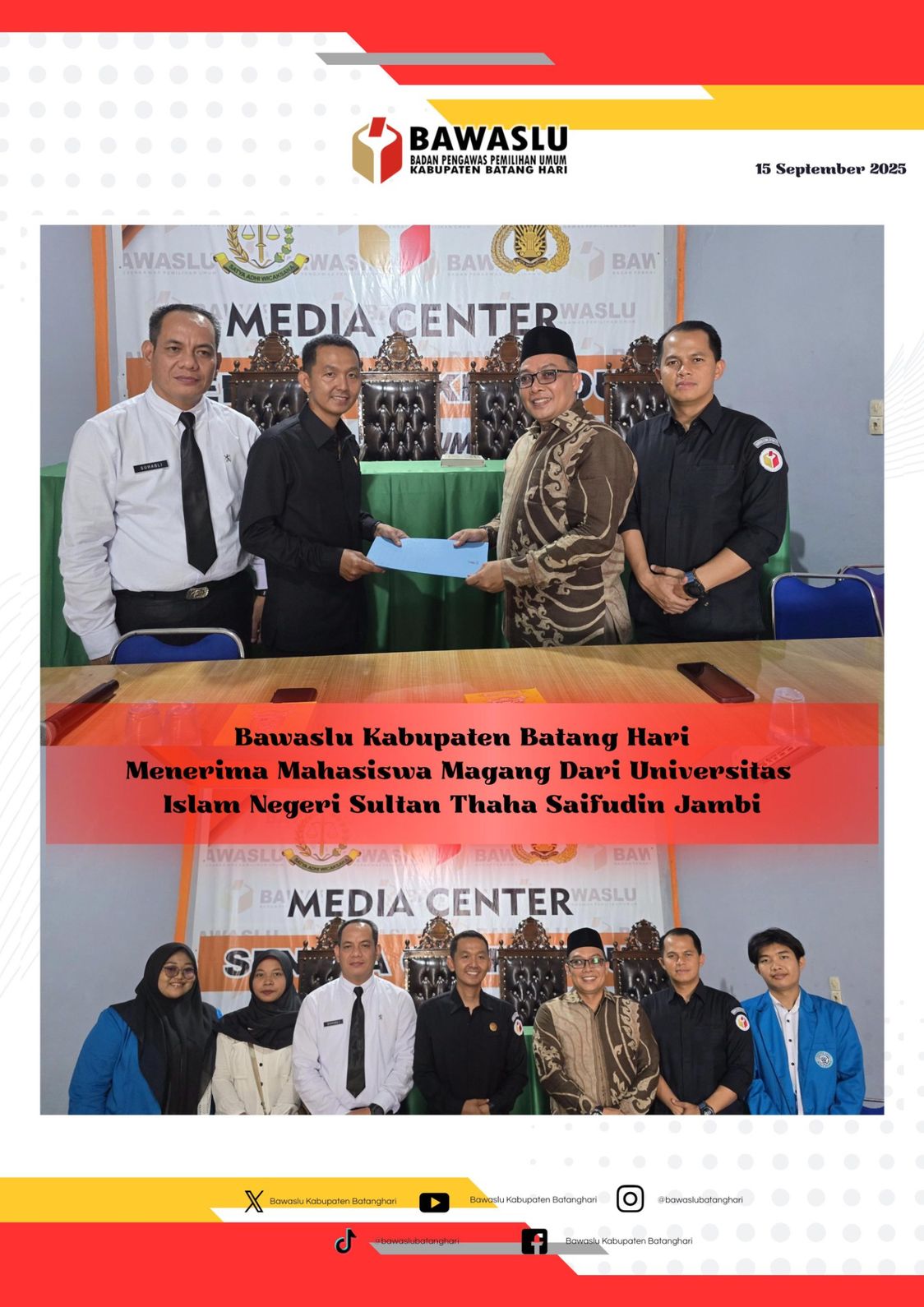 Humas Bawaslu Batanghari