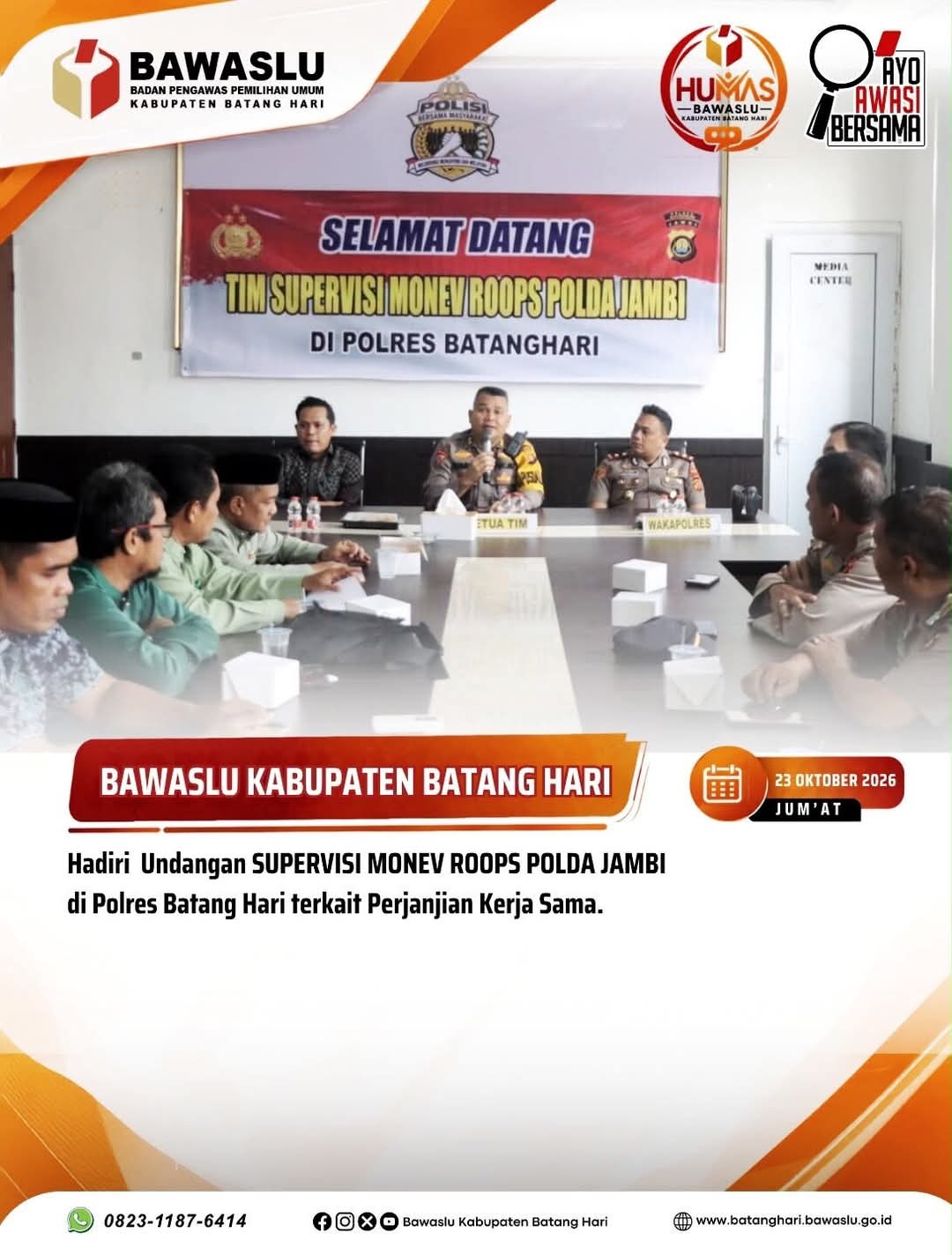 Humas Bawaslu Batanghari