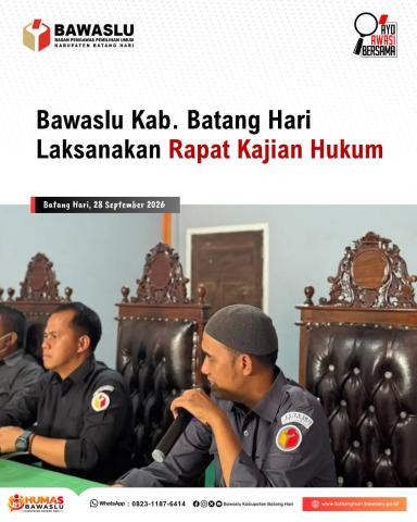 Humas Bawaslu Batang Hari